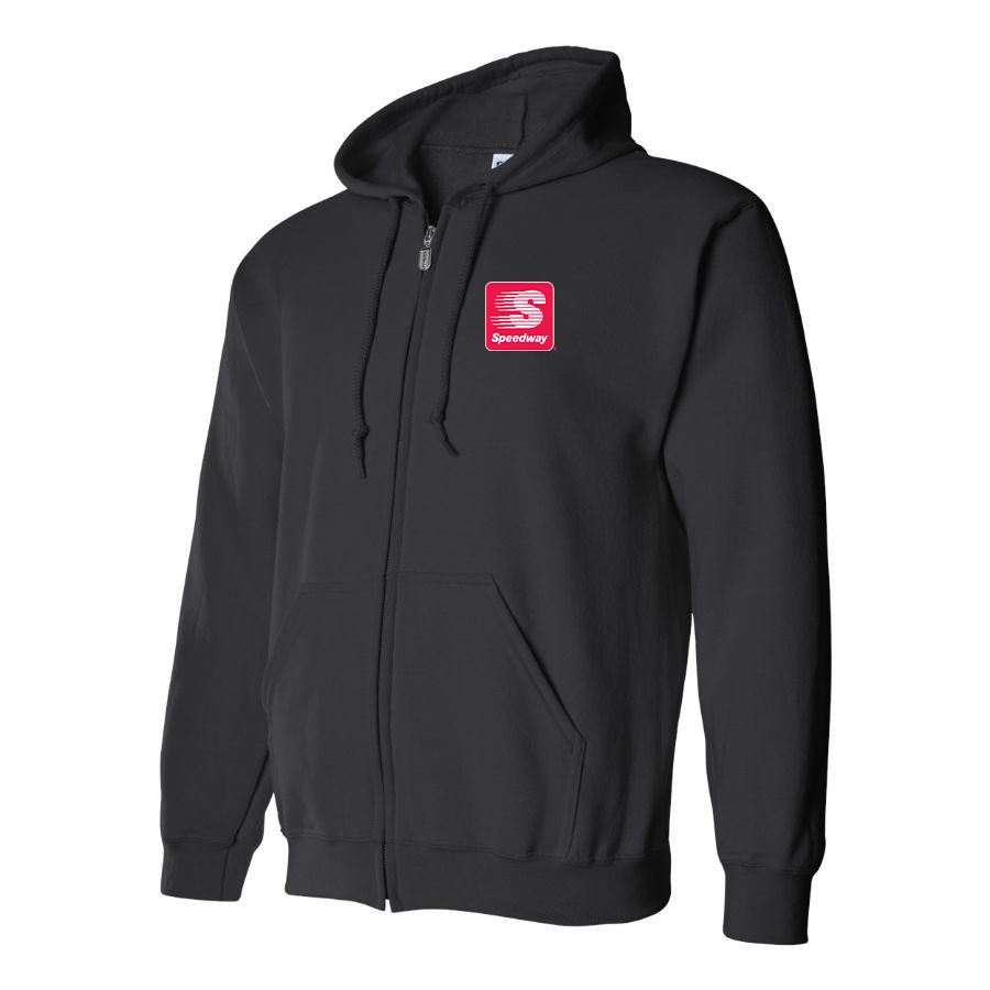 Men's Speedway Gas Station Logo Zipper Hoodie