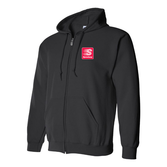 Men's Speedway Gas Station Logo Zipper Hoodie
