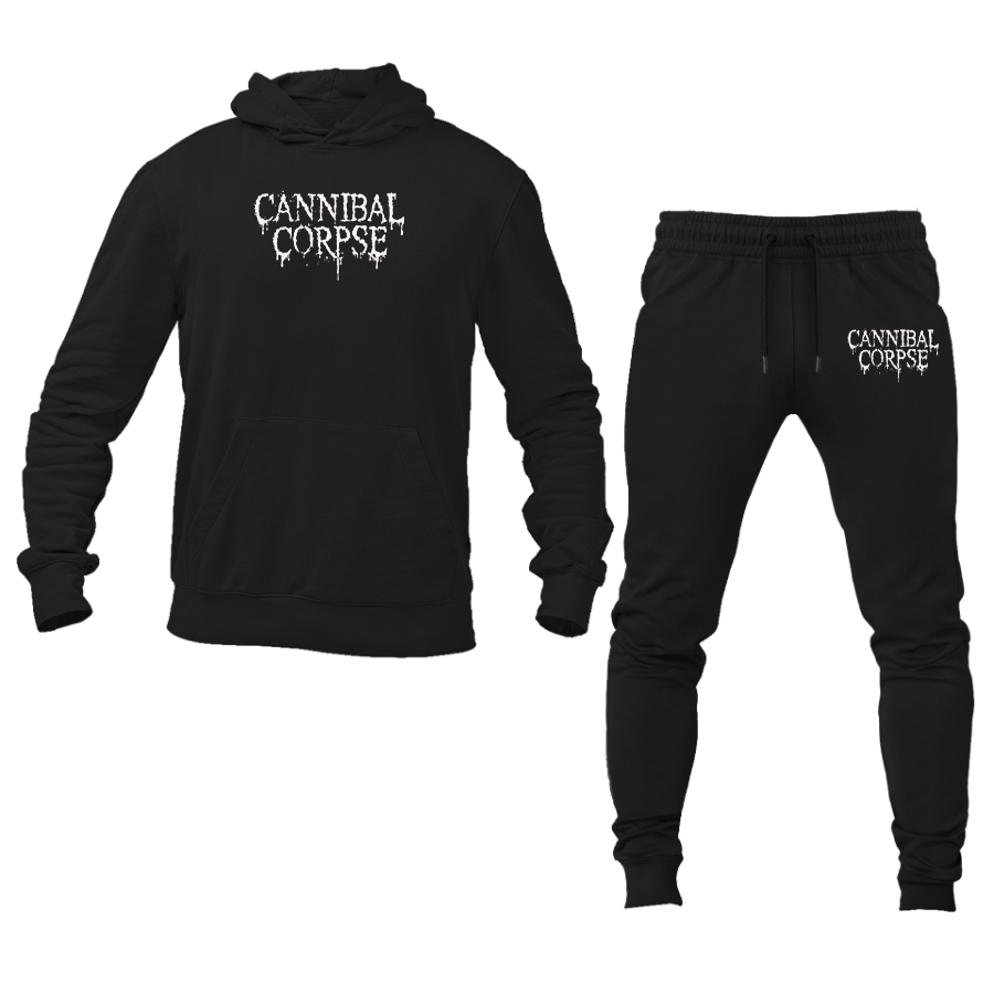 Men's  Cannibal Corpse Logo Hoodie Joggers Set