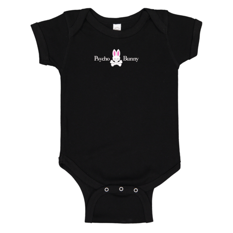 Psycho Bunny Logo Baby Onesie Romper