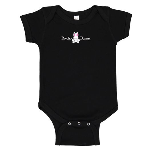 Psycho Bunny Logo Baby Onesie Romper