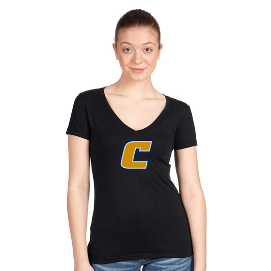 Women's Chattanooga Mocs Next Level V-Neck T-Shirt
