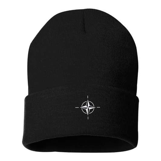 Nato Emblem Logo  Beanie Hat