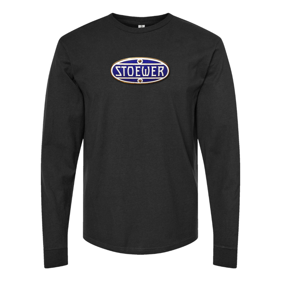 Men's Stoewer Logo Cotton Long Sleeve T-Shirt