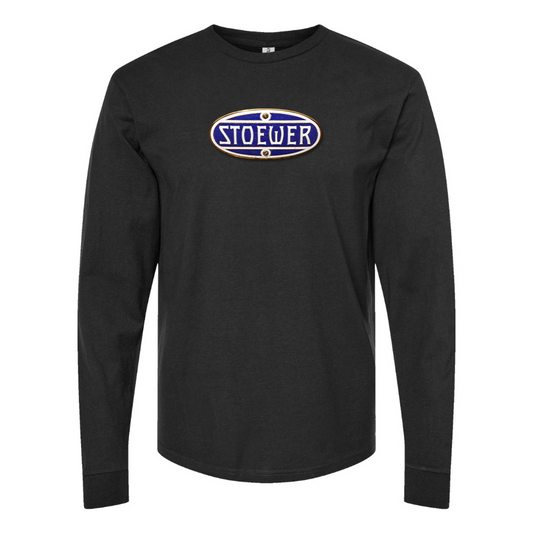 Men's Stoewer Logo Cotton Long Sleeve T-Shirt
