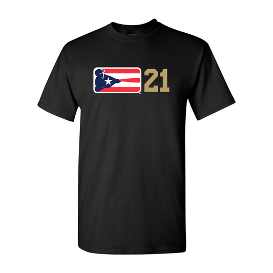 Men's  Liga de Beisbol Profesional Roberto Clemente Logo Cotton T-Shirt