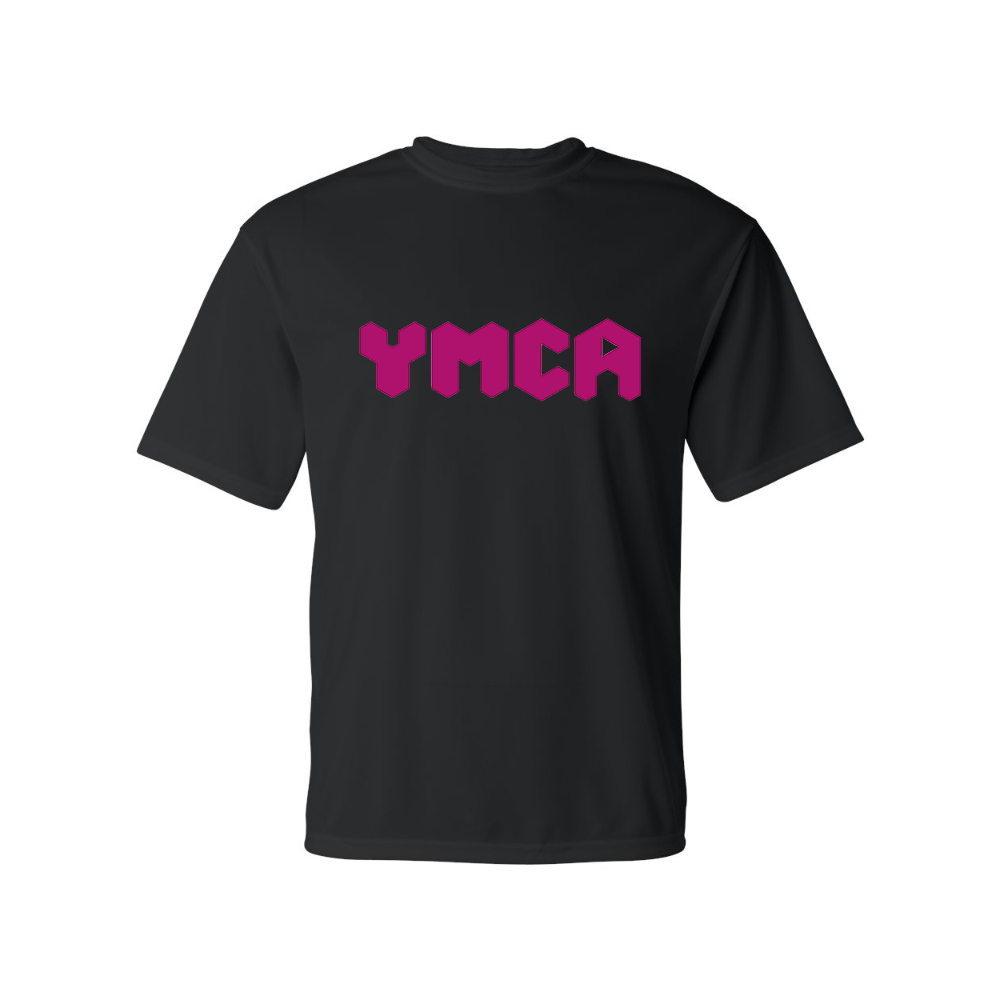 Men's  YMCA Mauve Performance T-Shirt