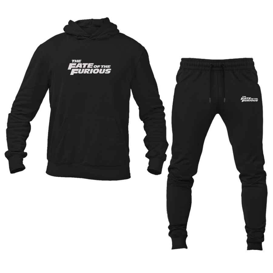Men's The Fate Of the Furious Logo Hoodie Joggers Set