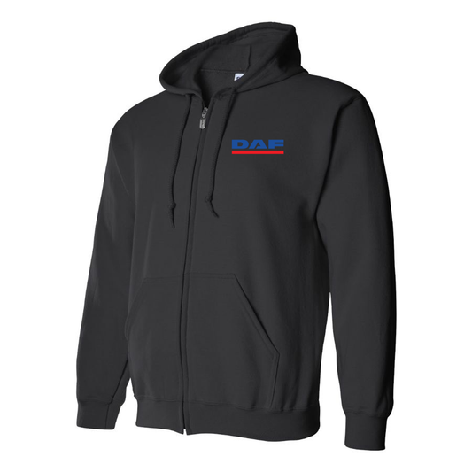 Men's DAF Logo Zipper Hoodie