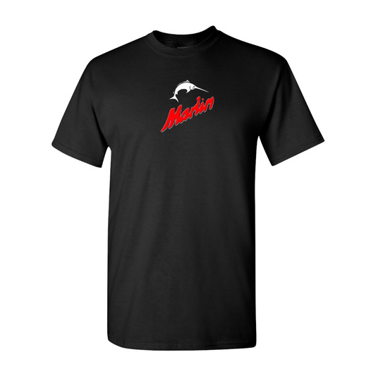 Men's Marlin Logo Cotton T-Shirt