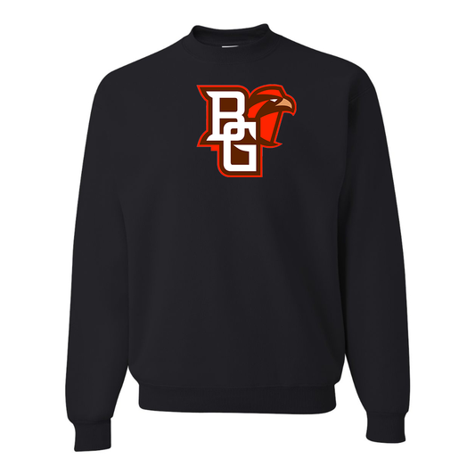 Men's Bowling Green Falcons JERZEES NuBlend Crewneck Sweatshirt