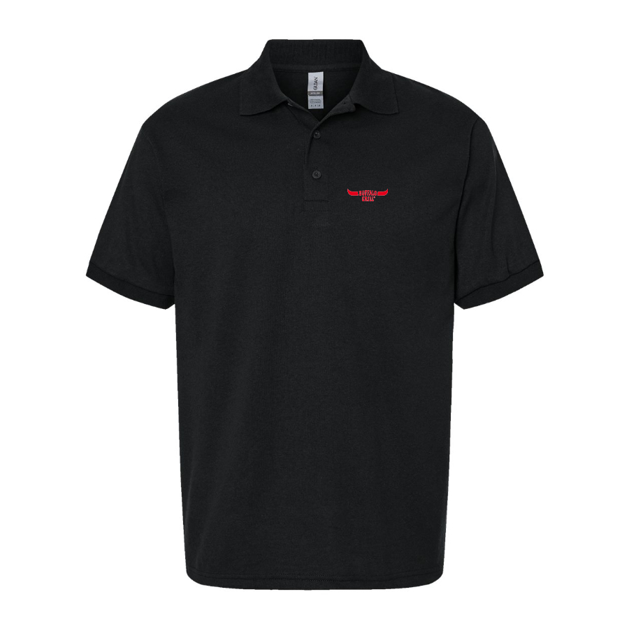 Men's Buffalo Grill Logo Dry Blend Polo
