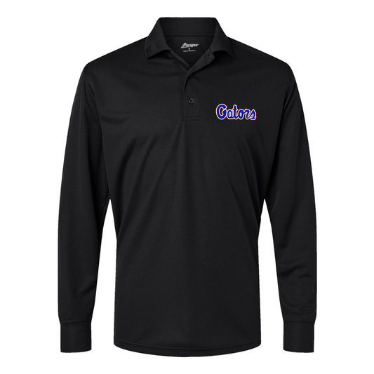 Men's  Florida Gators Script Paragon Prescott Long Sleeve Polo