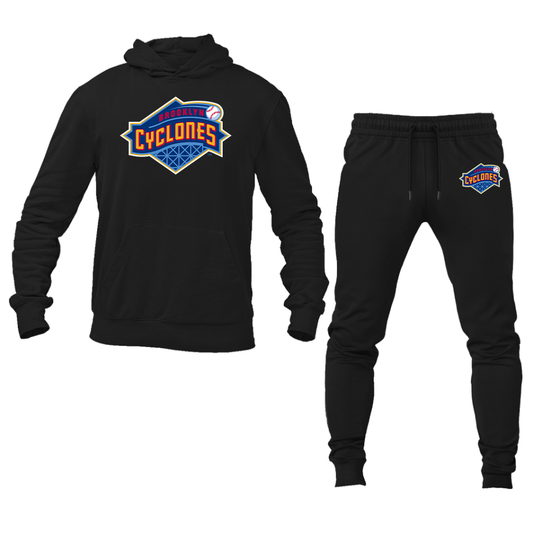Men's Brooklyn Cyclones Logo Hoodie Joggers Set