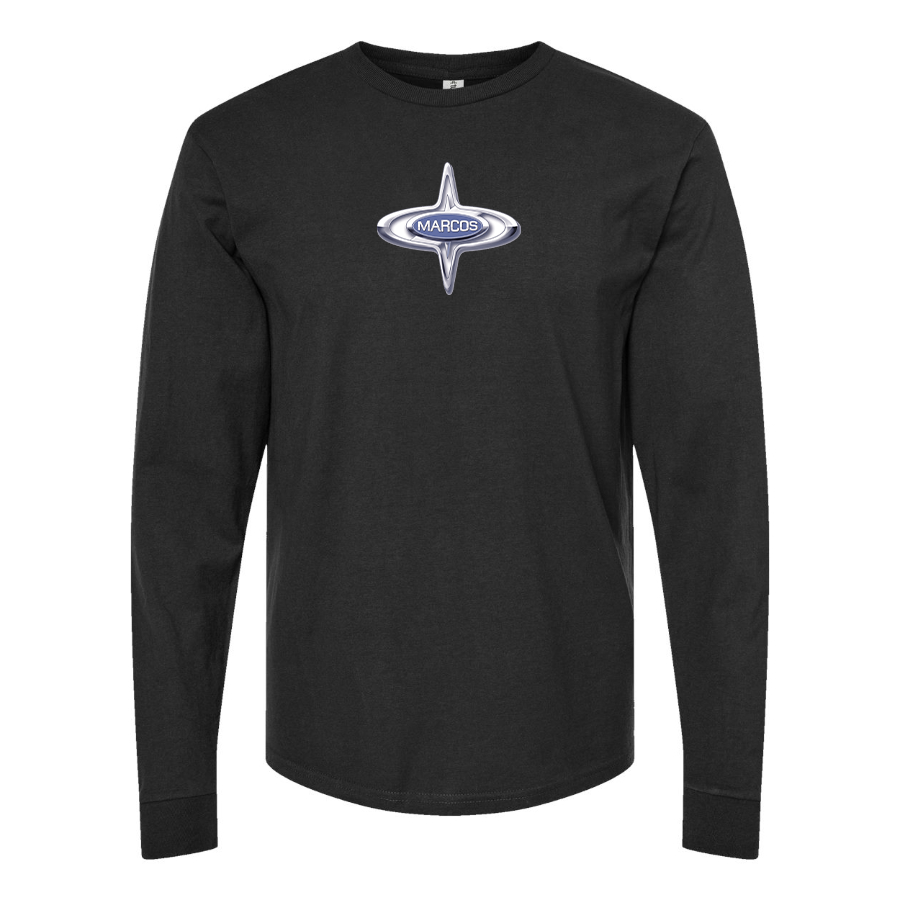 Men's Marcos Logo Cotton Long Sleeve T-Shirt