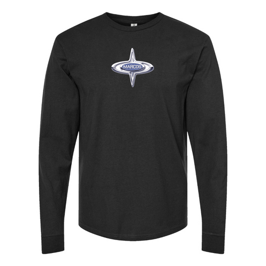Men's Marcos Logo Cotton Long Sleeve T-Shirt