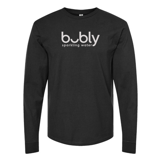 Men's Bubly Logo Cotton Long Sleeve T-Shirt
