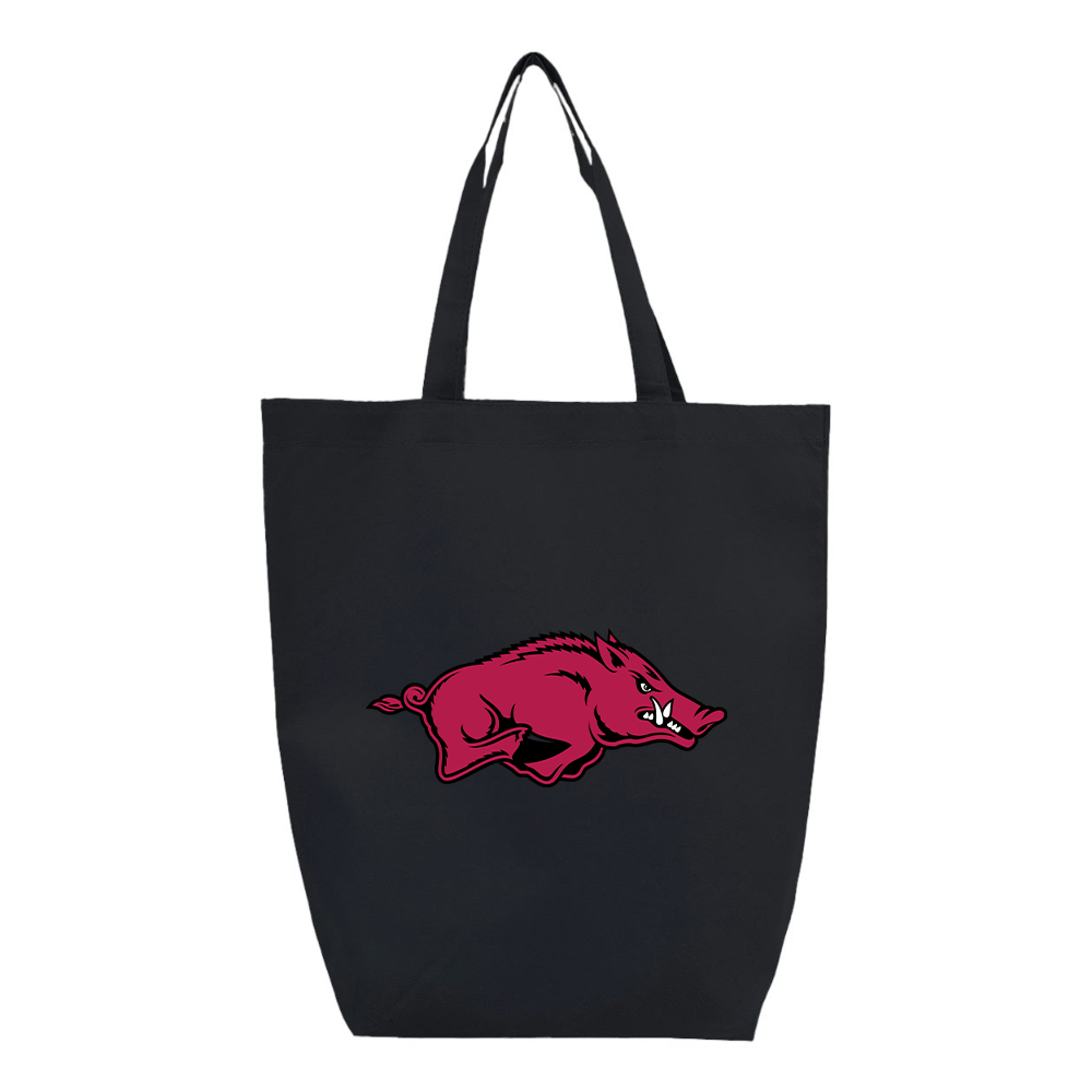 Arkansas Razorbacks Q-Tees Non-Woven Gusset Bottom Tote