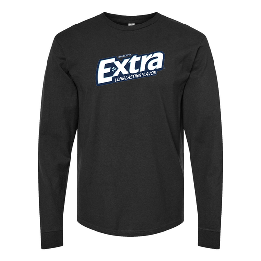 Men's Extra Gum Logo Cotton Long Sleeve T-Shirt