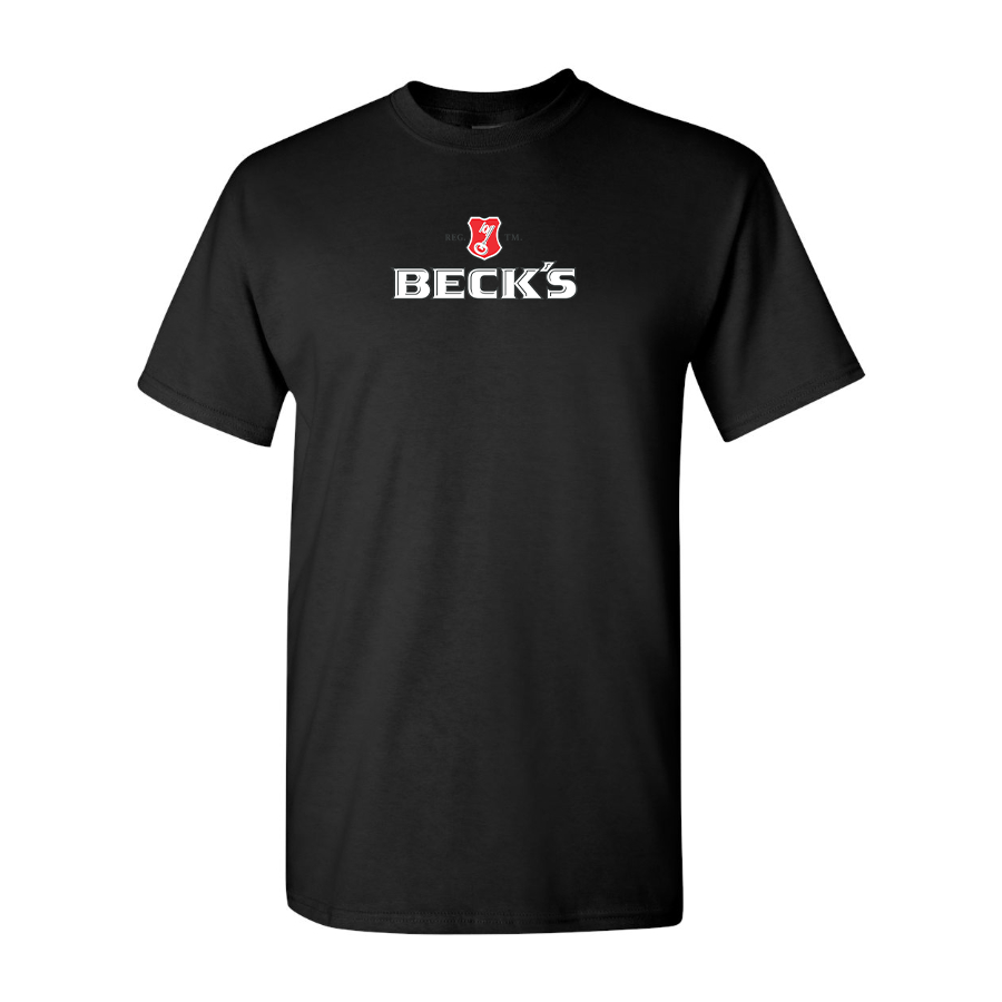 Men's Becks Logo Cotton T-Shirt