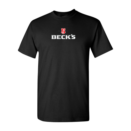 Men's Becks Logo Cotton T-Shirt