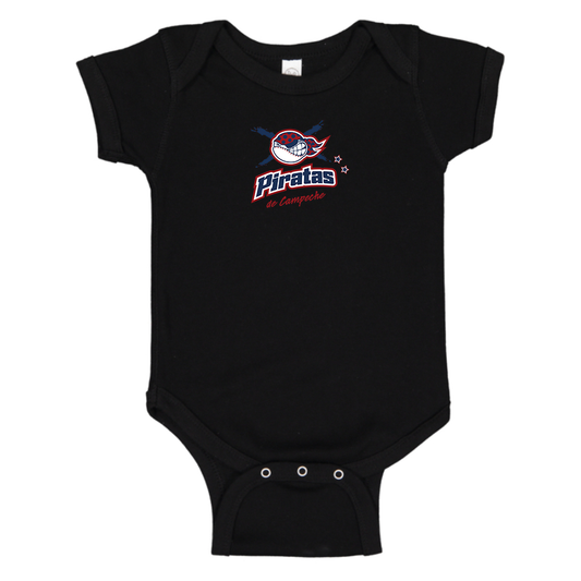 Campeche Piratas  Logo Baby Onesie Romper