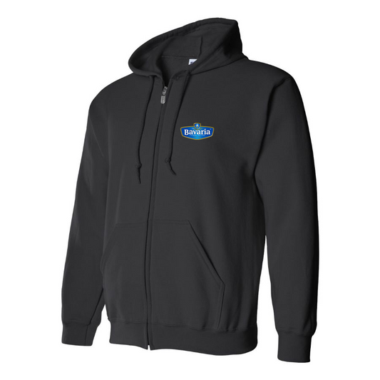 Men's Bavaria Logo Zipper Hoodie