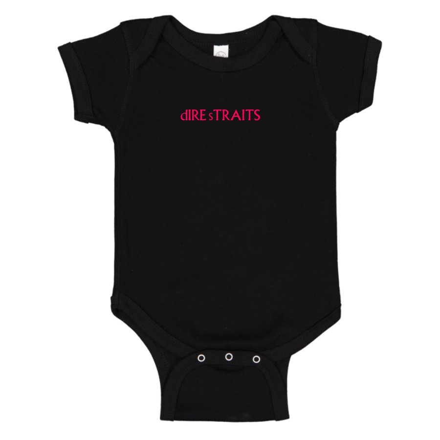 Dire Straits Logo Baby Onesie Romper