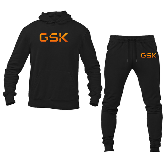 Men's GSK  Logo Hoodie Joggers Set