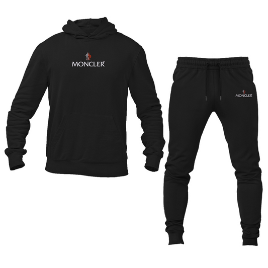 Men's Moncler Logo Hoodie Joggers Set