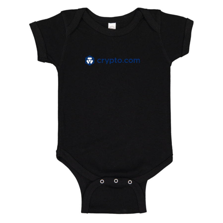 Crypto.Com  Logo Baby Onesie Romper
