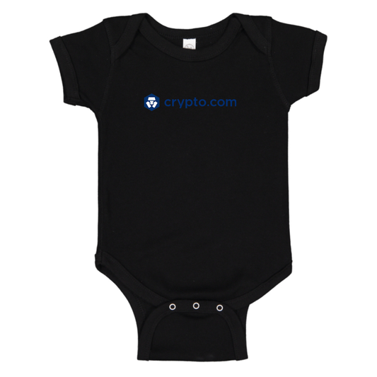 Crypto.Com  Logo Baby Onesie Romper