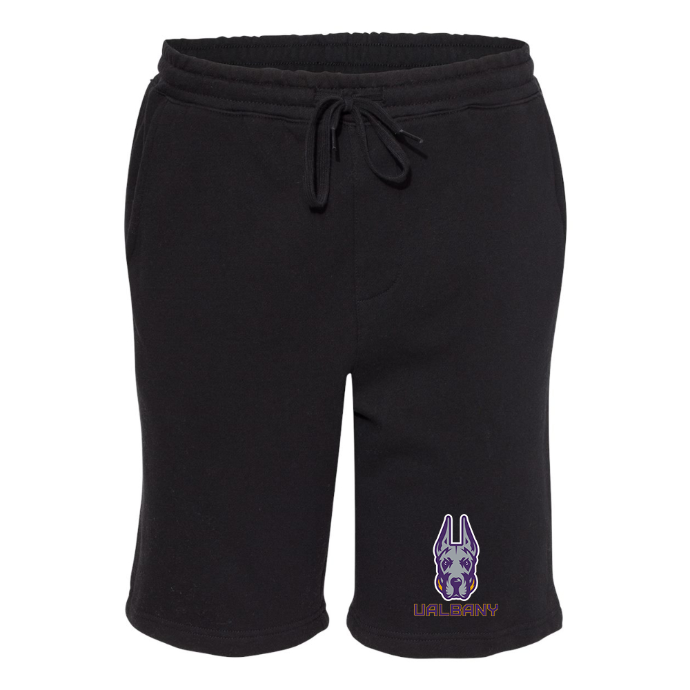 Men's Albany Great Danes  Independent Trading Co Midweight Fleece Shorts