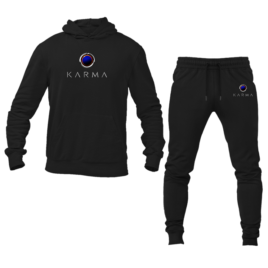 Men's Karma Logo Hoodie Joggers Set