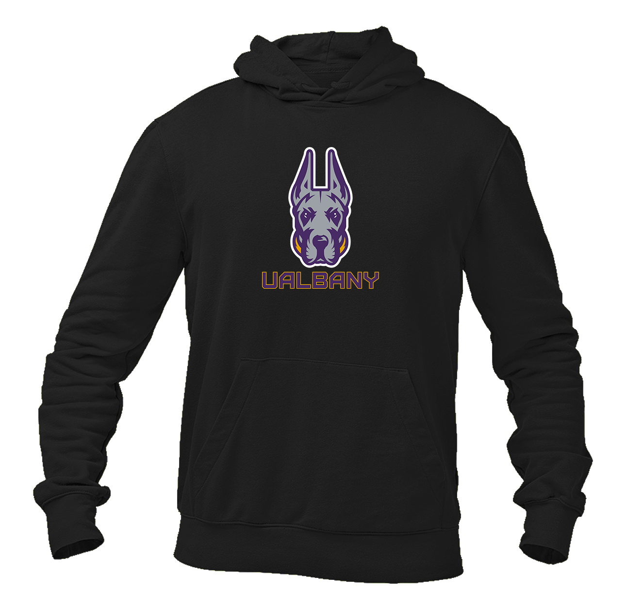 Men's Albany Great Danes Gildan  Heavy Blend Hooded Sweatshirt