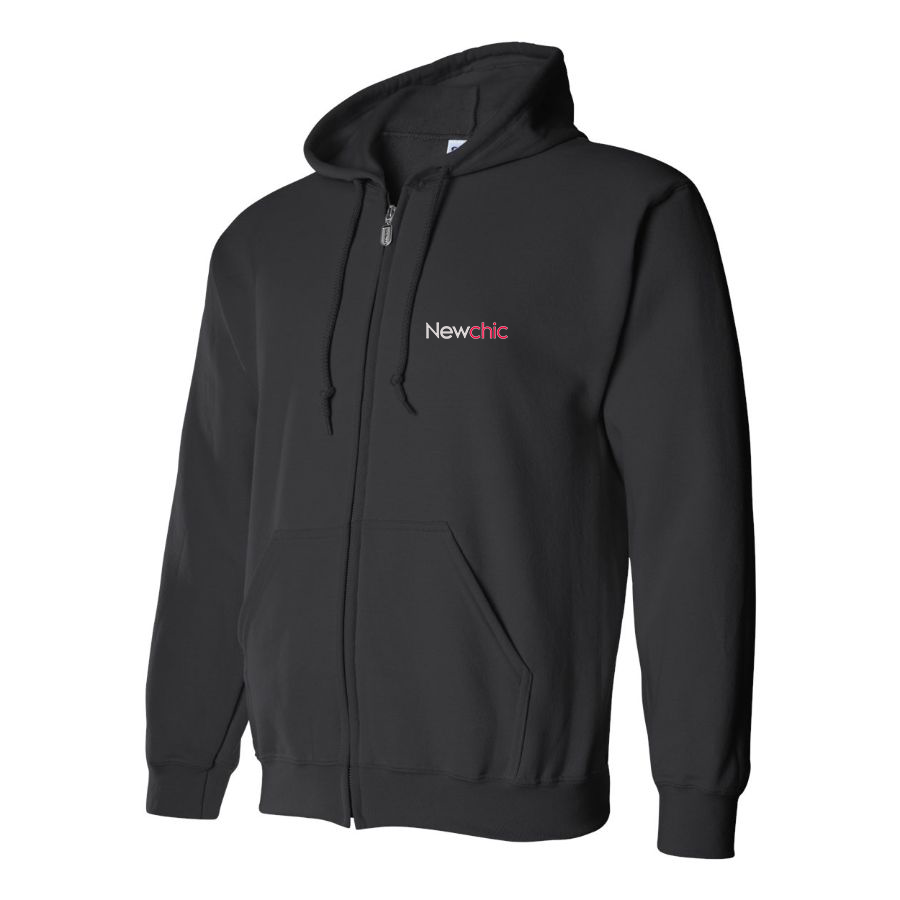 Men's Newchic Logo Zipper Hoodie