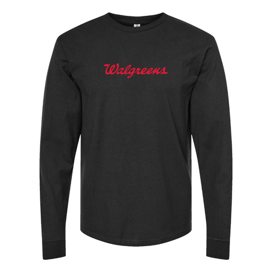 Men's Walgreens Logo Cotton Long Sleeve T-Shirt