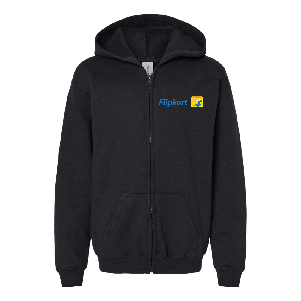 Gildan Heavy Blend Youth  Flipkart  Full Zip Hooded Sweatshirt