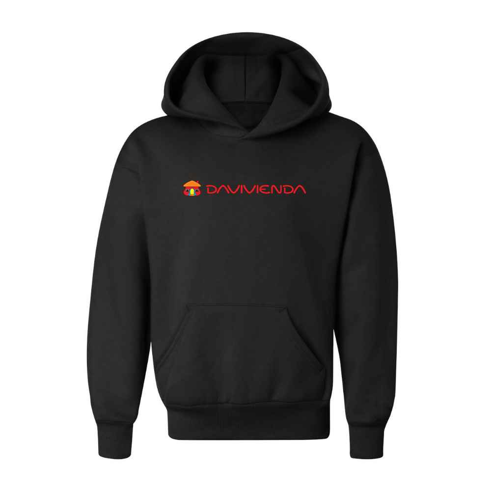 Youth Davivienda Logo Pullover Hoodie