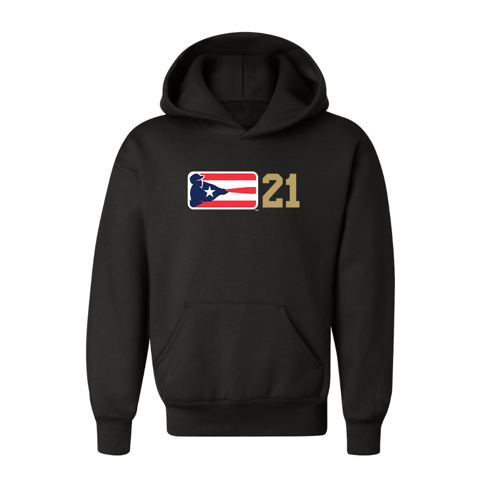 Youth  Liga de Beisbol Profesional Roberto Clemente Logo Pullover Hoodie