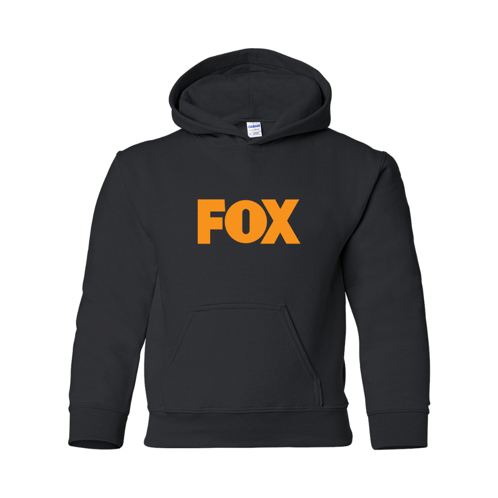 Youth  Fox Gildan Heavy Blend  Hooded Sweatshirt