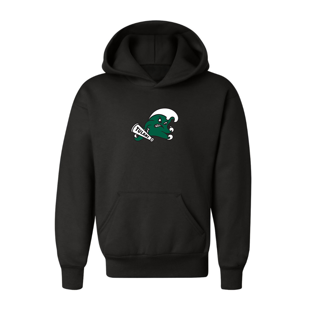 Youth Tulane Green Wave Logo  Pullover Hoodie