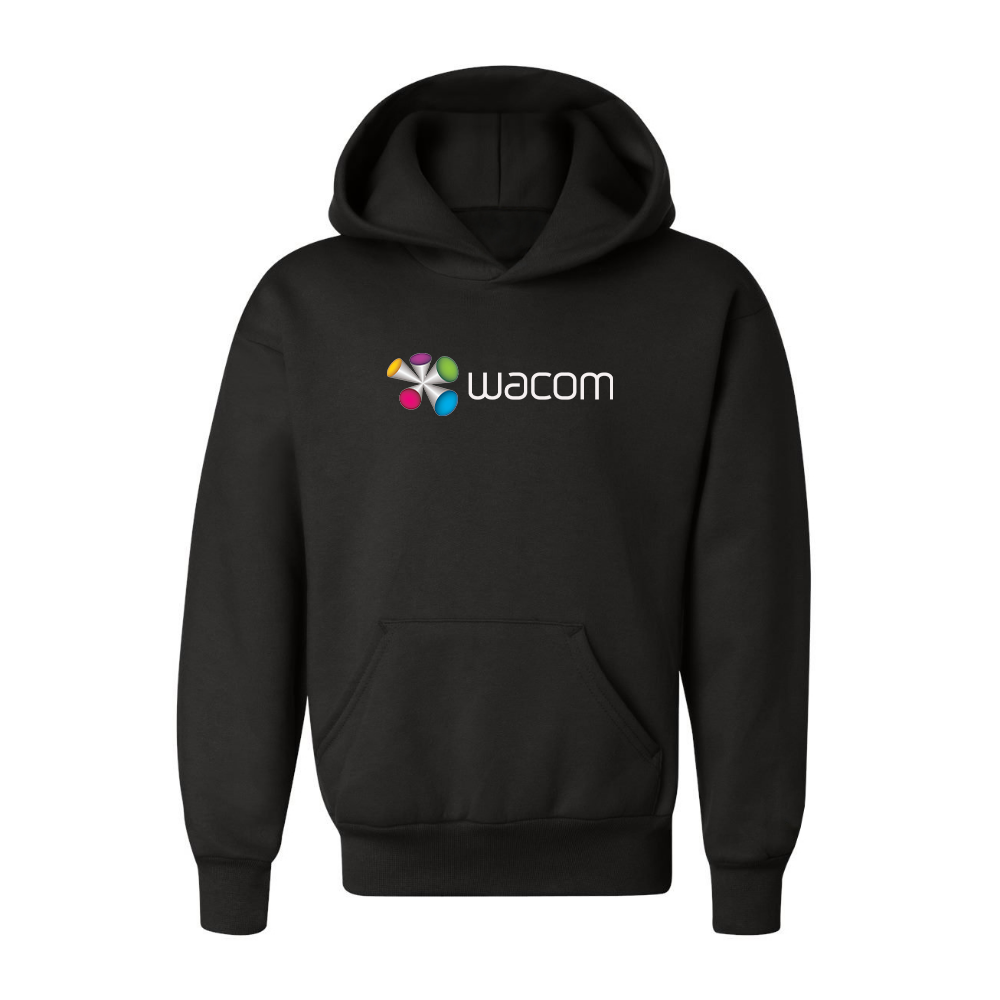 Youth Wacom  Logo  Pullover Hoodie