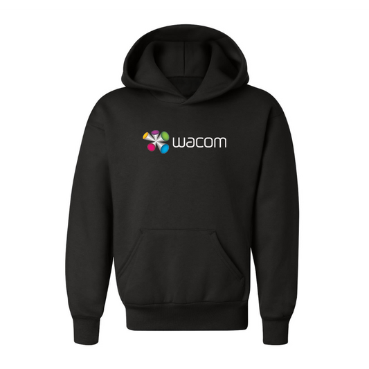 Youth Wacom  Logo  Pullover Hoodie