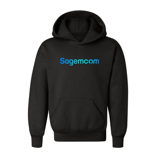 Youth Sagemcom Logo Pullover Hoodie
