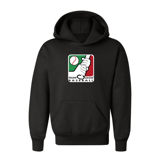 Youth  Italian Baseball League Logo Pullover Hoodie