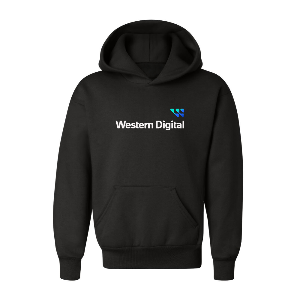 Youth Western Digital  Logo  Pullover Hoodie