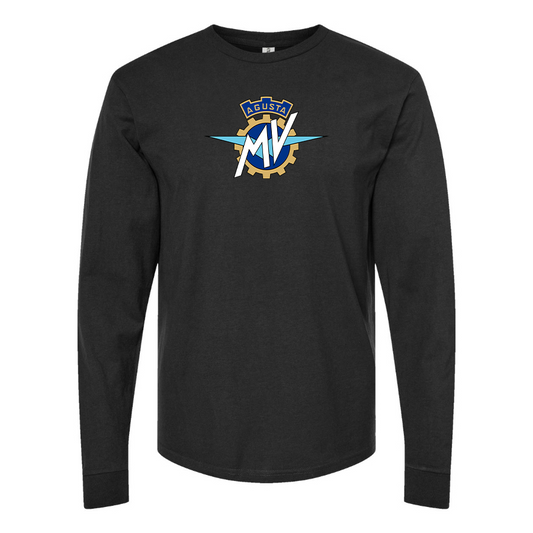 Men's MV Agusta Logo Cotton Long Sleeve T-Shirt