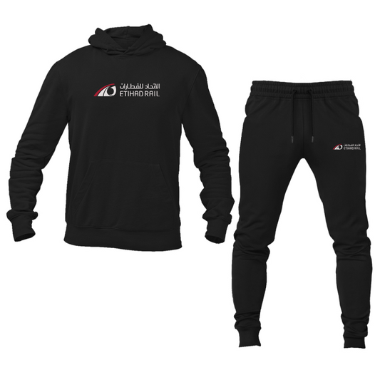 Men's Etihad Rail Logo Hoodie Joggers Set
