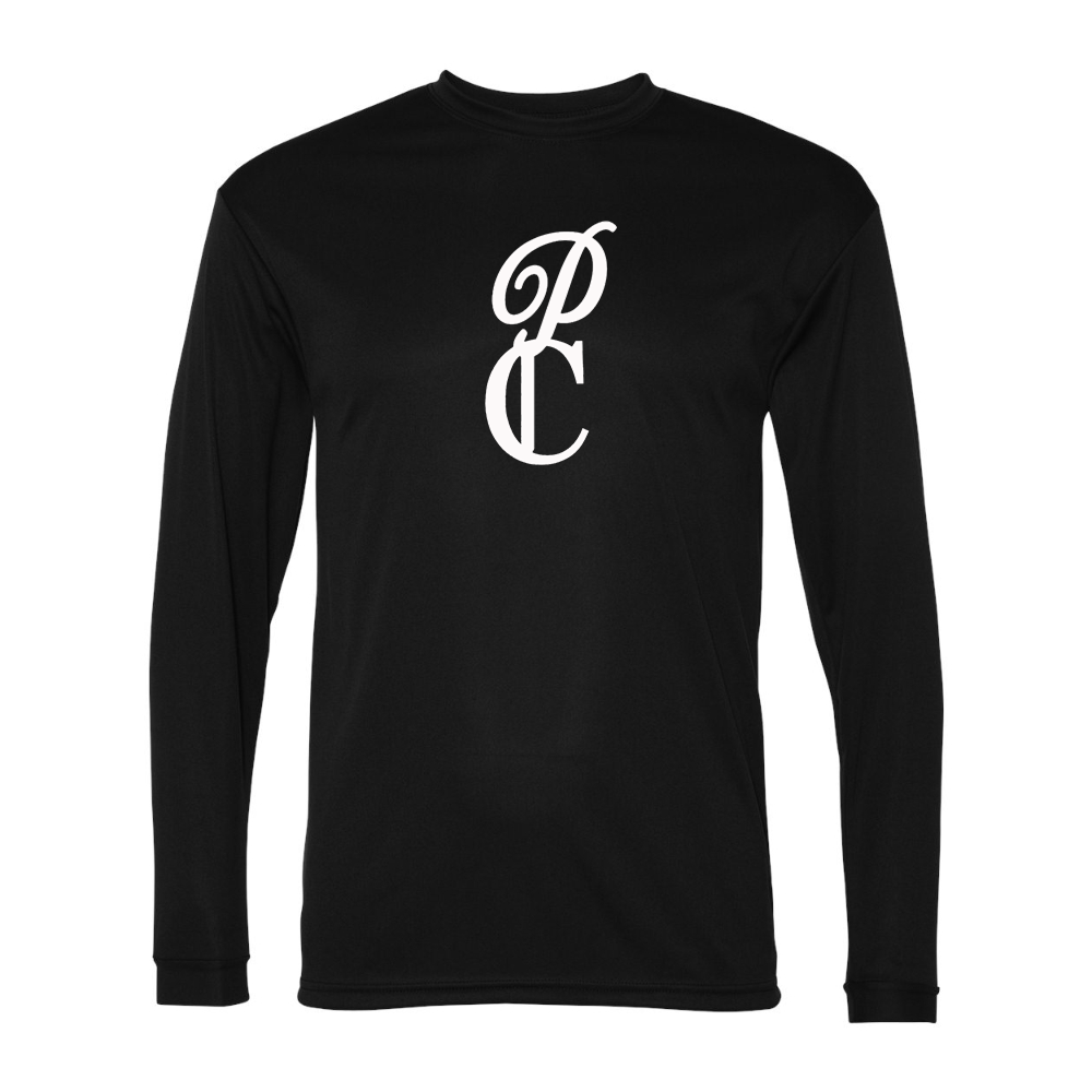 Men's P & C Black   Performance Long Sleeve T-Shirt